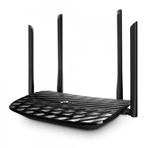 Router Wireless Gigabit  Dual-Band TP-Link ARCHER C6,  AC1200 dual band, 4 antene 5dbi MU-MIMO, acoperire mare, rocesor Qualcomm Atheros QCA9563 la 775MHz 128MB RAM, 8MB ROM, buton on/off wifi